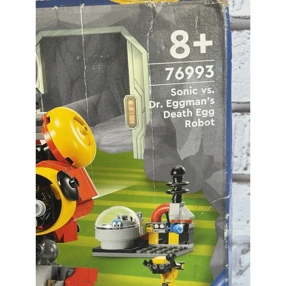LEGO Sonic Vs. Dr. Eggman's Death Egg Robot (76993) 100% Complete - Open Box!